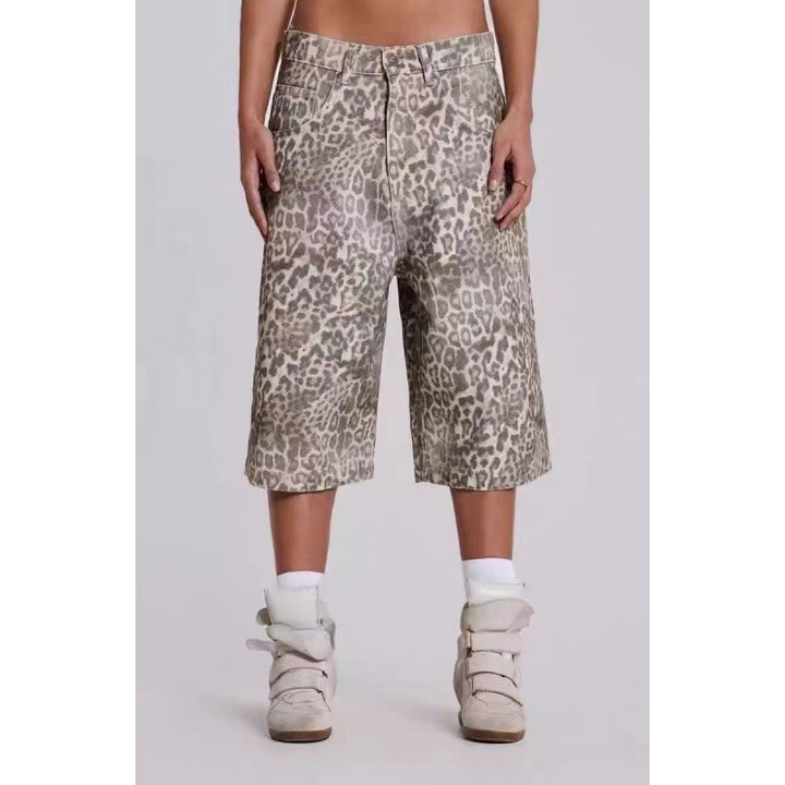 Kvinder alsidige højtrådet cargo shorts Stilla