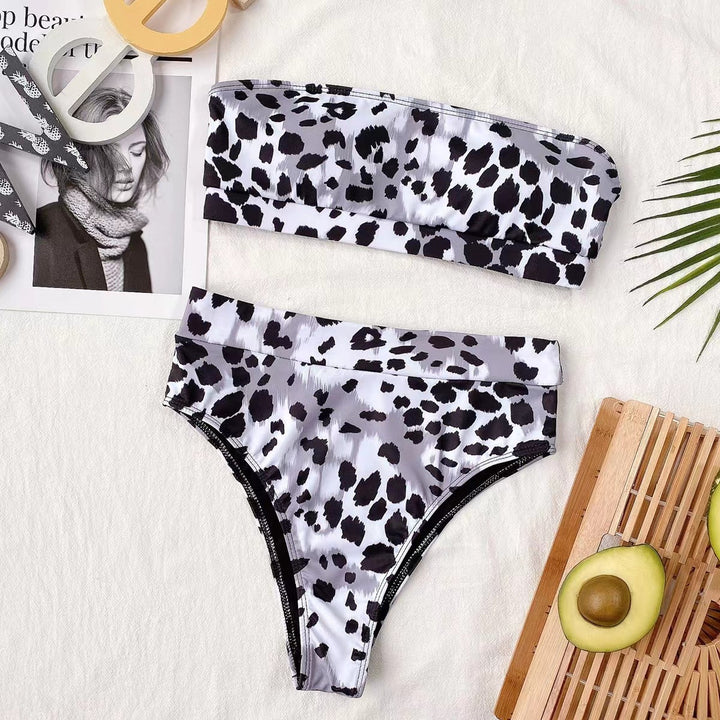 Dame Bandeau Bikini Sæt Stilla 1750839798
