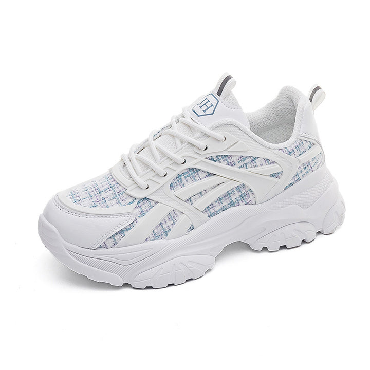 Dame Chunky Sneakers med åndbart mesh-design og stilfuldt design Stilla