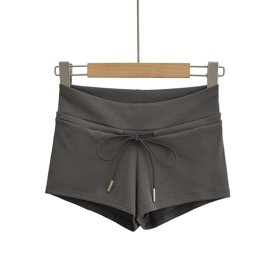 Dame Sporty Shorts med justerbar snor og høj talje Stilla