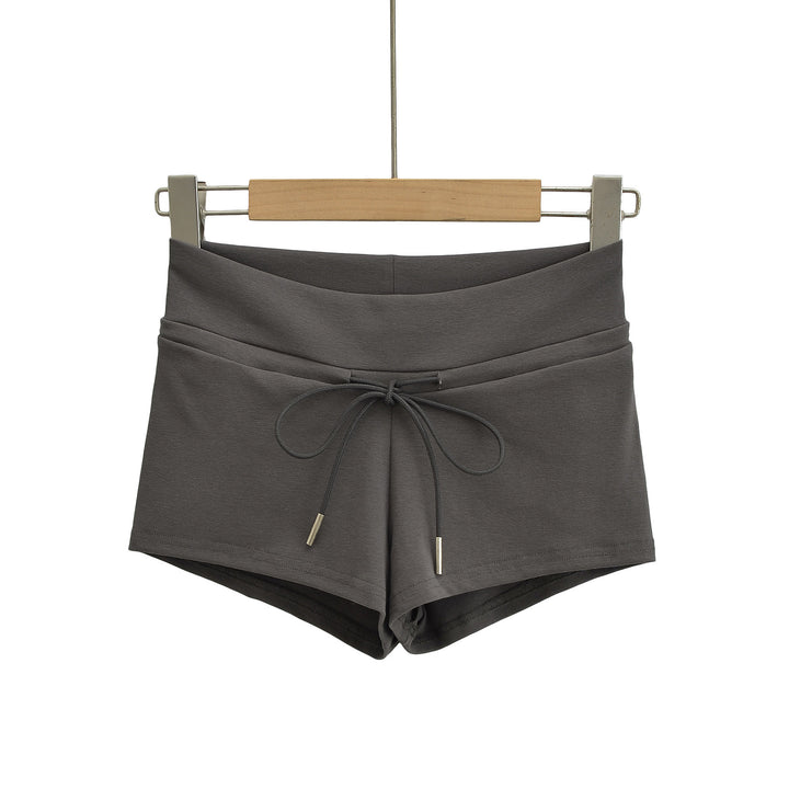 Dame Sporty Shorts med justerbar snor og høj talje Stilla