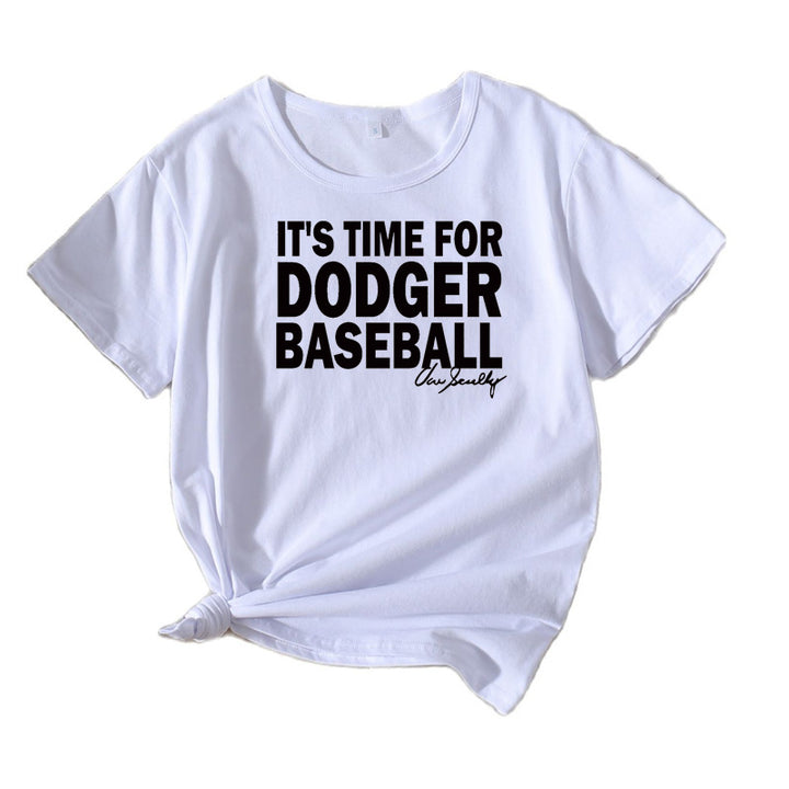 Dame Fritids Sport Grafik T-shirt Stilla
