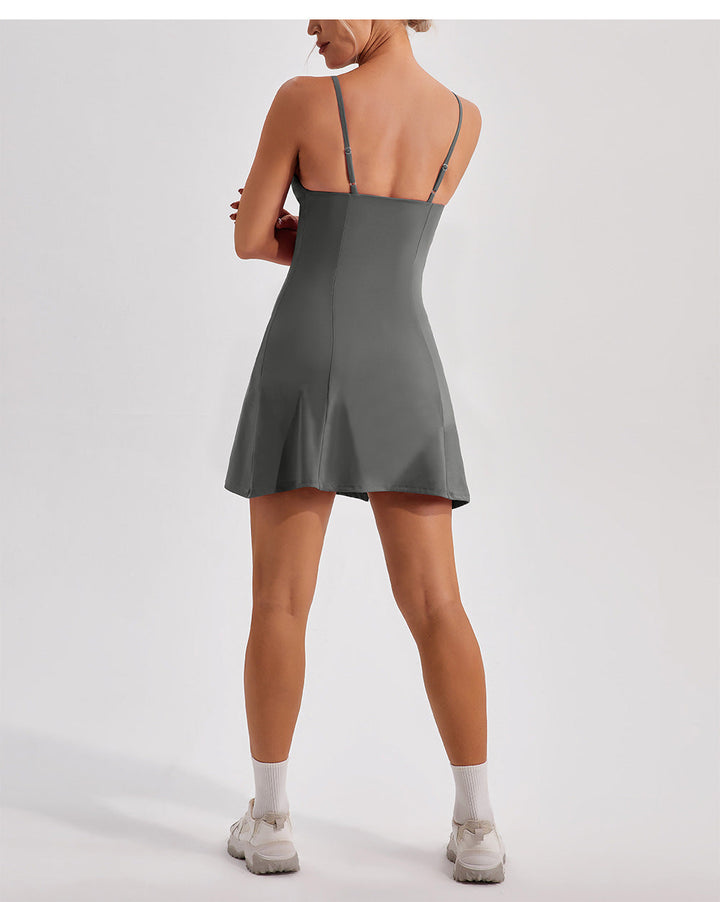 Stilla | Piece Tennis Skirt Yoga Fitness Børstet Nude Feel Åndbar Løbeskørt