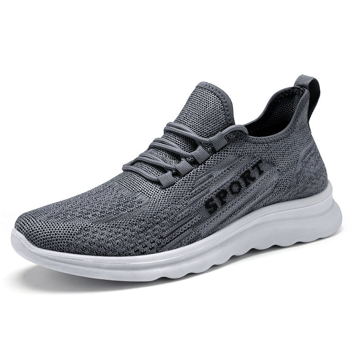 Femme Let Slip-On Sport Sneakers med fleksibel Strikovermateriale Stilla