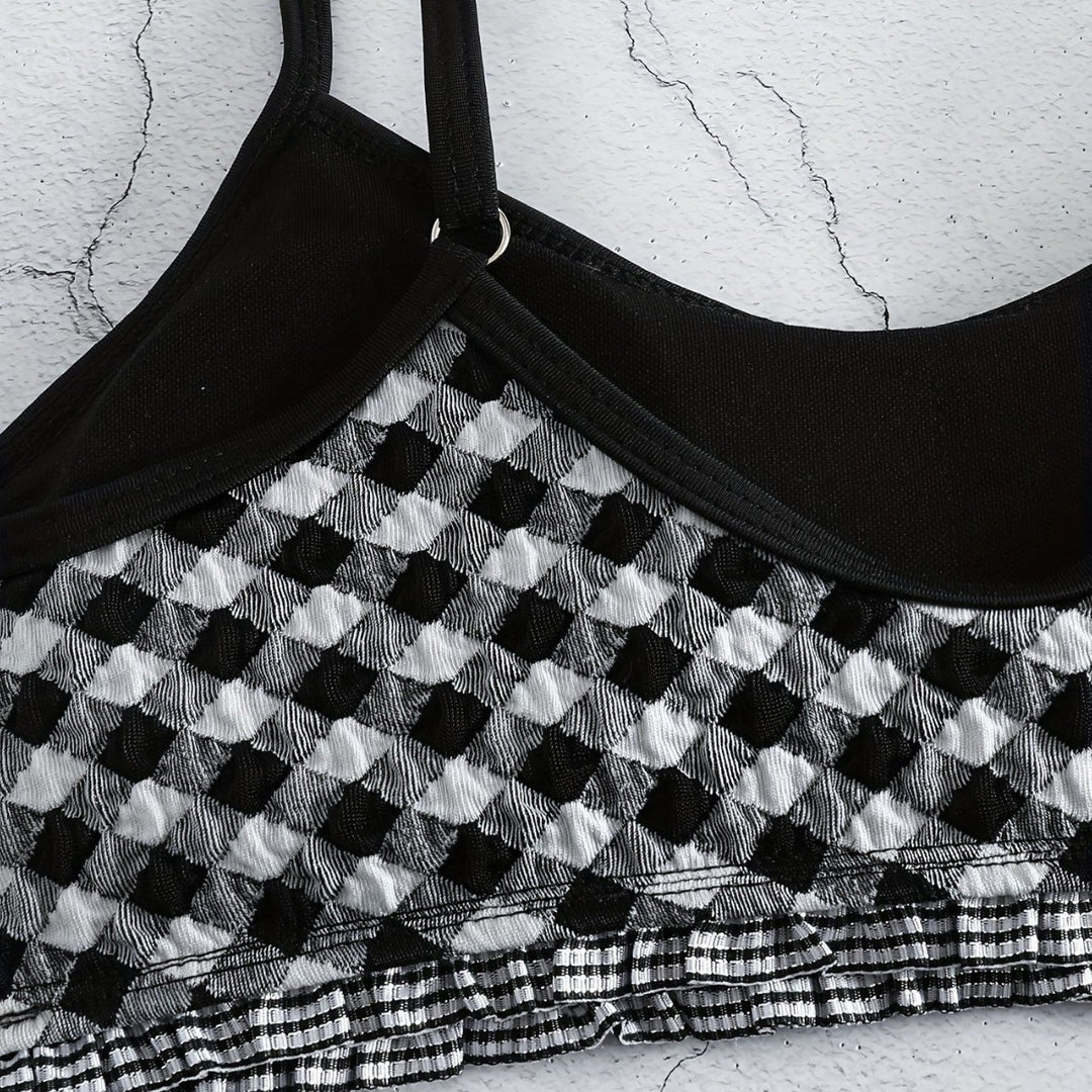 Dame afslappet Crop-Top Bikini Skovae
