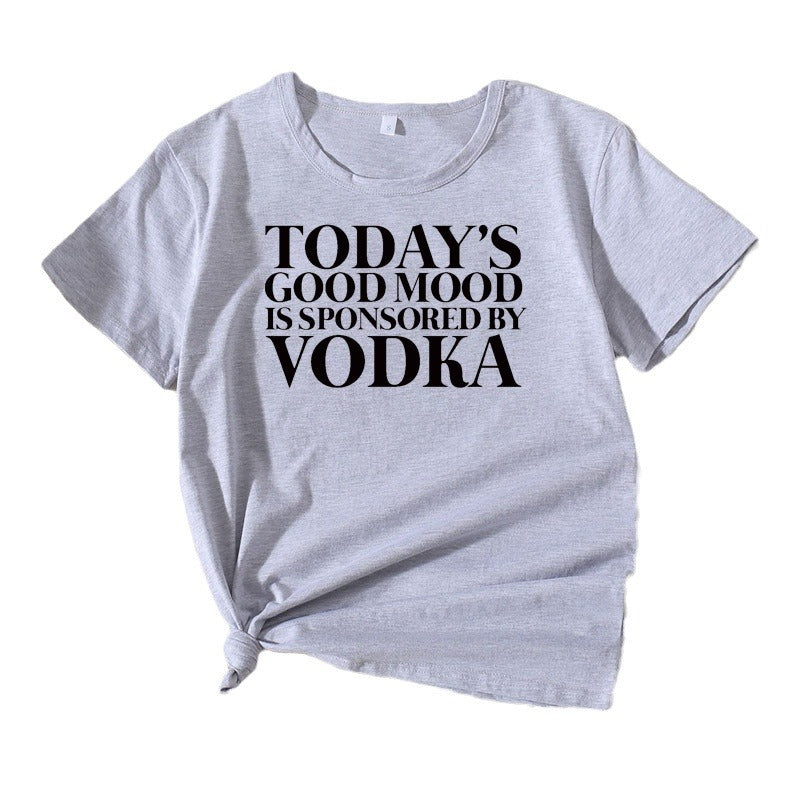 Dame Casual Oversized Statement T-shirt Stilla