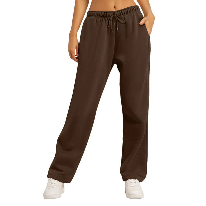 Dame Komfortable Casual Joggingbukser med Side lommer Skovae