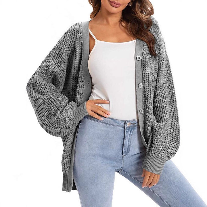 Kvindernes chunky strik cardigan med en afslappet pasform Stilla