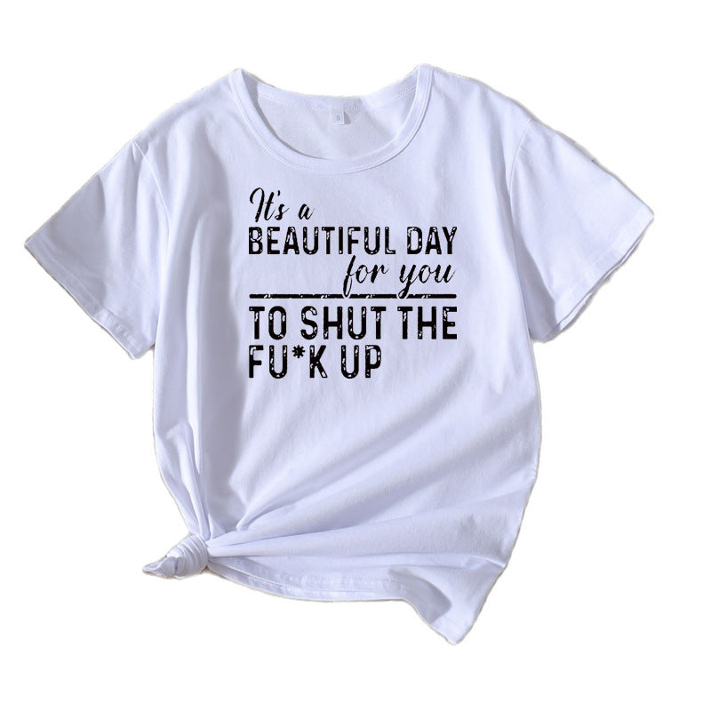 Dame Casual Grafisk Statement T-Shirt Stilla 1751262072