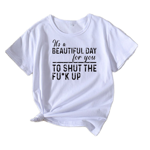 Dame Casual Grafisk Statement T-Shirt Stilla 1751262072