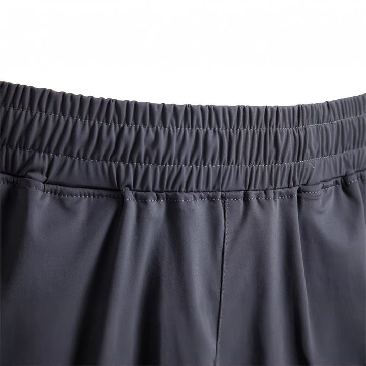 Herrer nan åndbare træningsshorts med elastisk talje og sidelommer Skovae