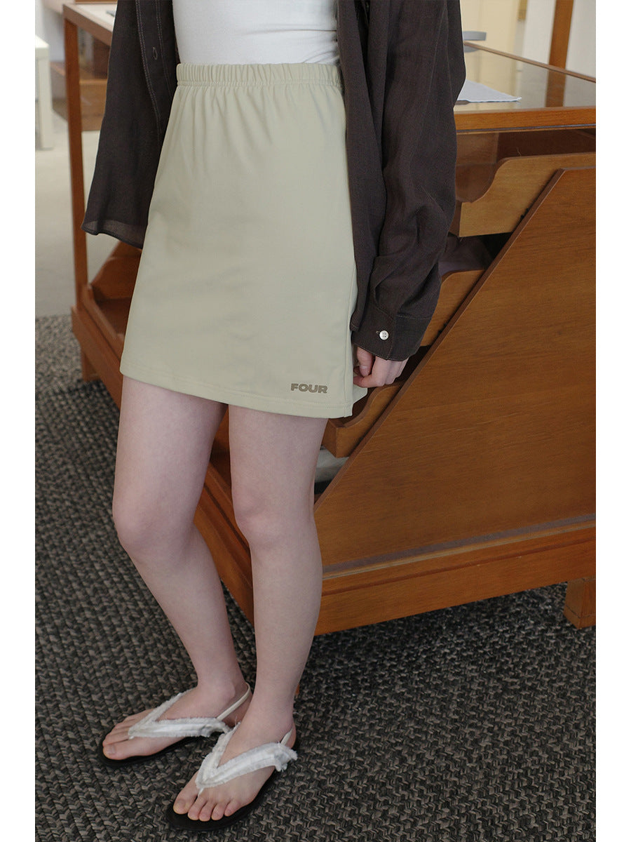 Dame sporty miniskirt med elastisk talje og funktionelt design Stilla