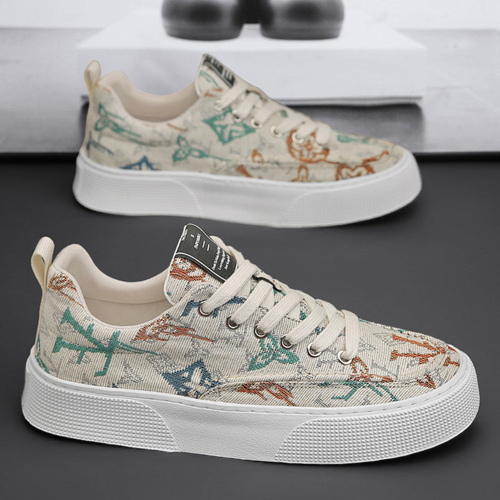 Femme Kunstnerisk Læder Sneakers Stilla