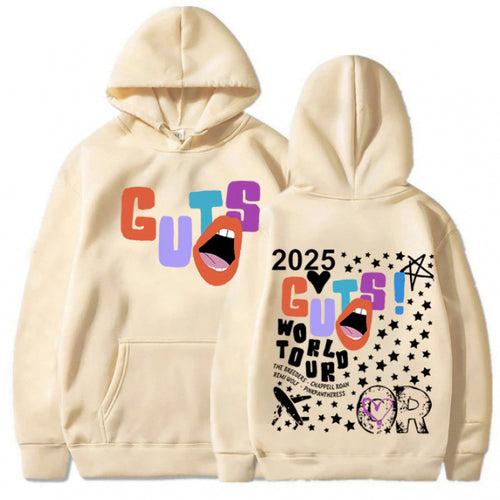 Kvindernes hoodie med kreative grafiske elementer og unik turtryk Skovae