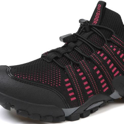 Unisex nan ankelhøj funktions-sneaker med sikkerhedssål, hurtiglukning og profileret gummisål Skovae