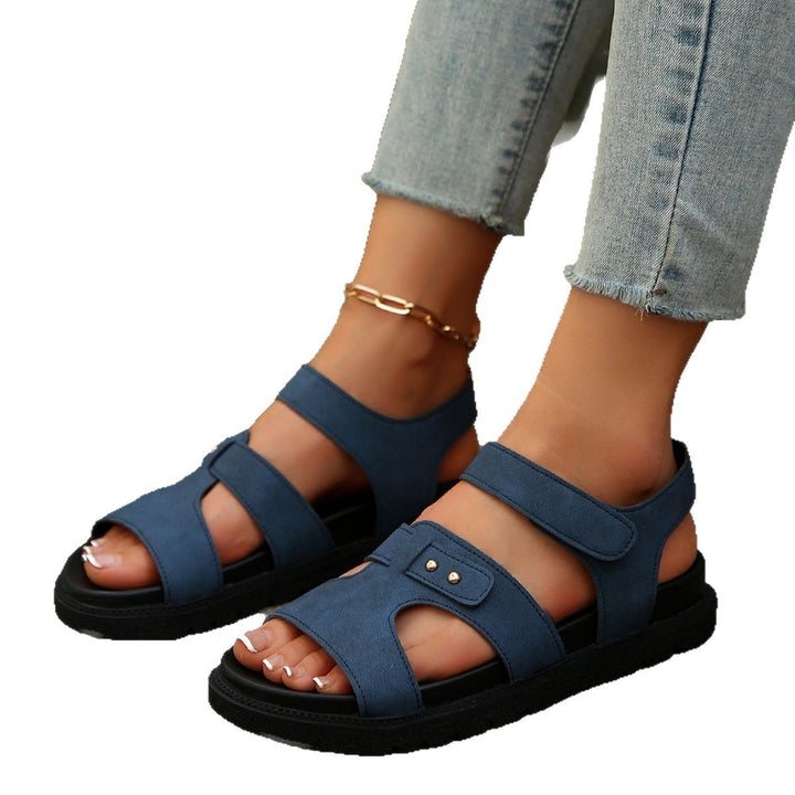 Dame Komfortable Sandaler med justerbart remdesign og anatomisk fodseng Stilla
