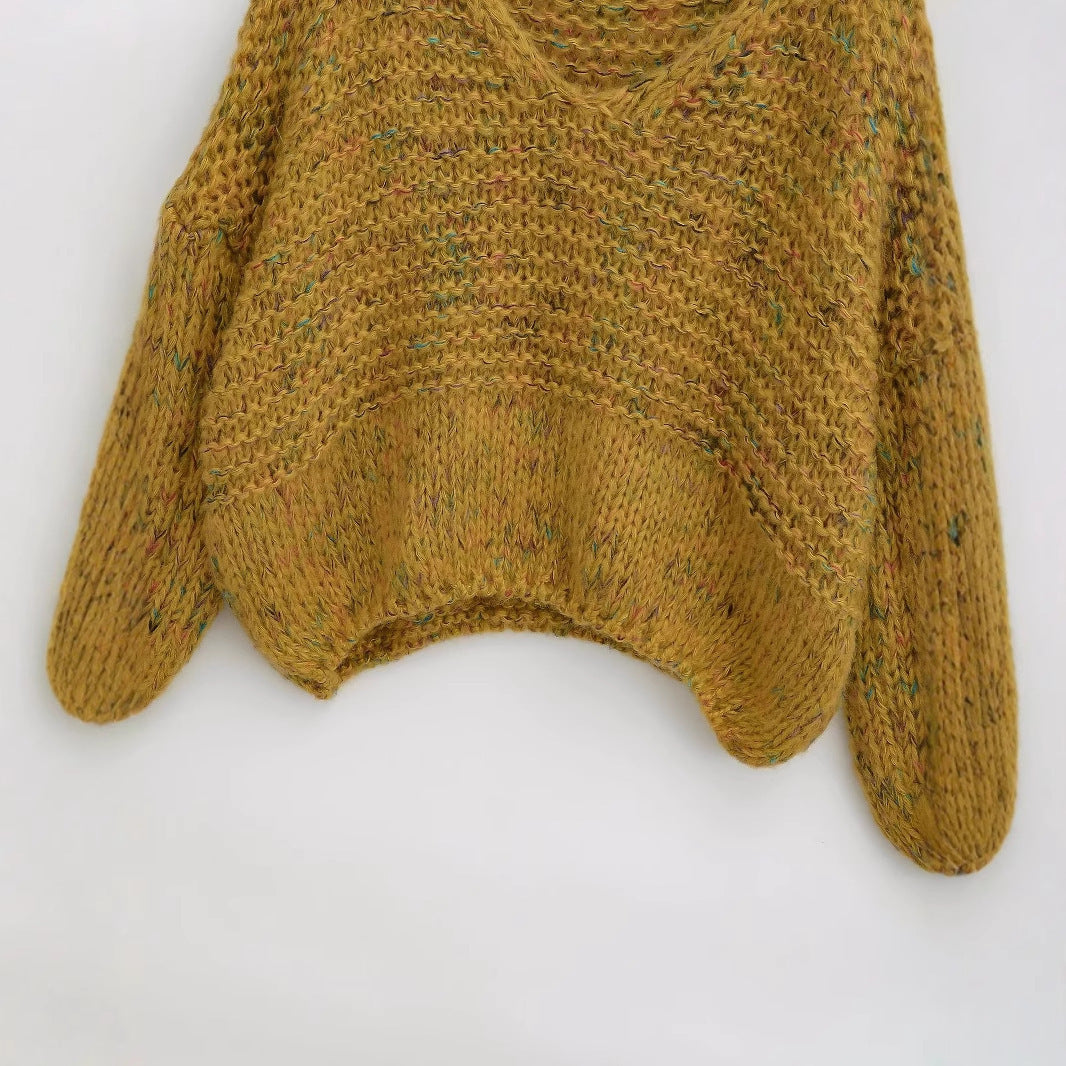 Dame oversized Strikpullover Stilla
