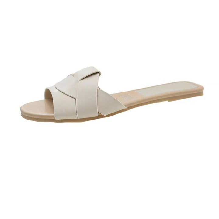 Dame Slide Sandaler med moderne kryds-design Stilla