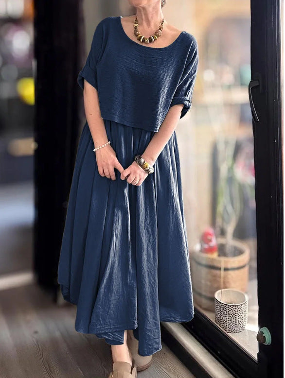 Dame Relaxed Fit Maxi Kjole Stilla