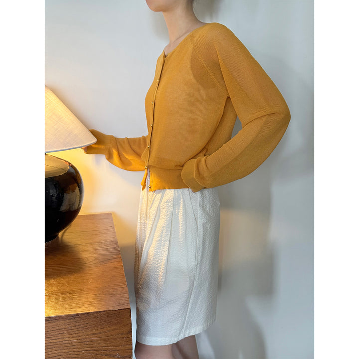 Damer afslappet cardigan med raffineret knapdesign og blødt materiale Stilla