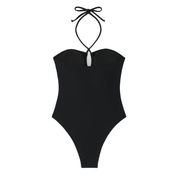 Dame one-piece badedragt med elegant nøglehul-design Skovae