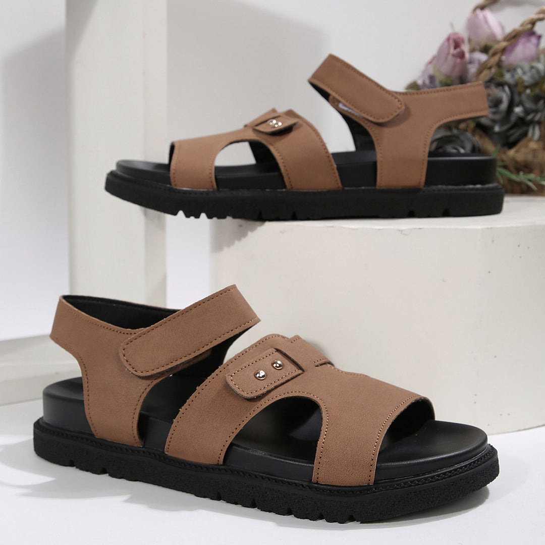 Dame sandaler med justerbar rem og blød sål Stilla