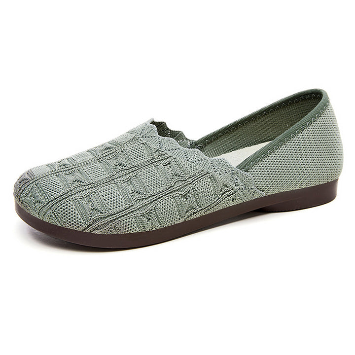 Femme Slip-On Komfort Vandresko med fleksibelt strik-overmateriale Stilla
