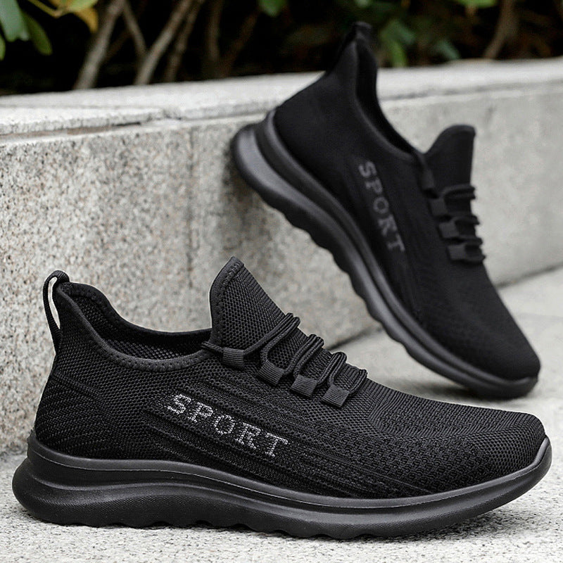 Femme Let Slip-On Sport Sneakers med fleksibel Strikovermateriale Stilla