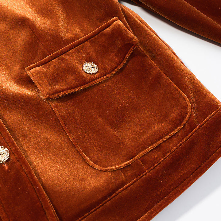 Dame velourjakke i urban stil Stilla