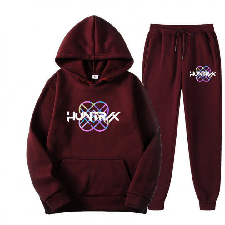 Dame tracksuit med moderne grafisk design og casual fit Skovae