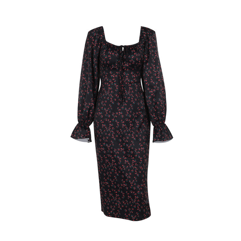 Dame Floral Maxi Kjole Stilla