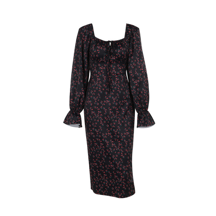 Dame Floral Maxi Kjole Stilla