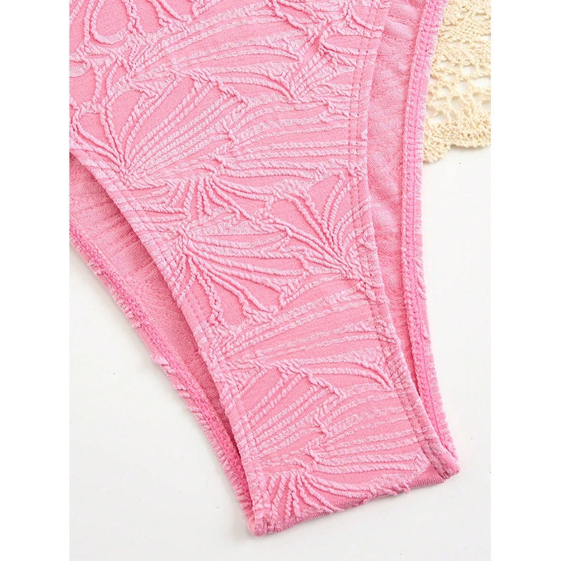 Dame bikini-sæt med florale accentbroderier Skovae