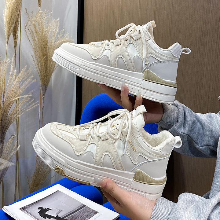 Dame mode Chunky Sneakers med åndbare indsatser og dämpende sål Stilla