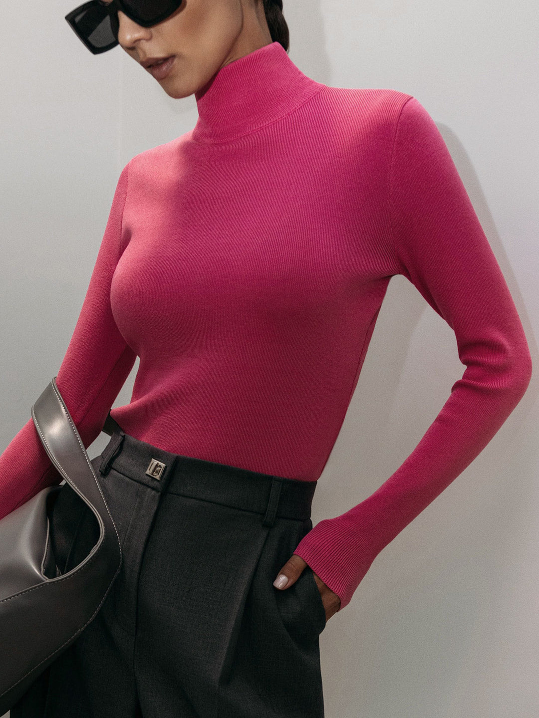 Kvindernes Højkvalitets Turtleneck Sweater Lavet af Fint Strikmateriale Stilla