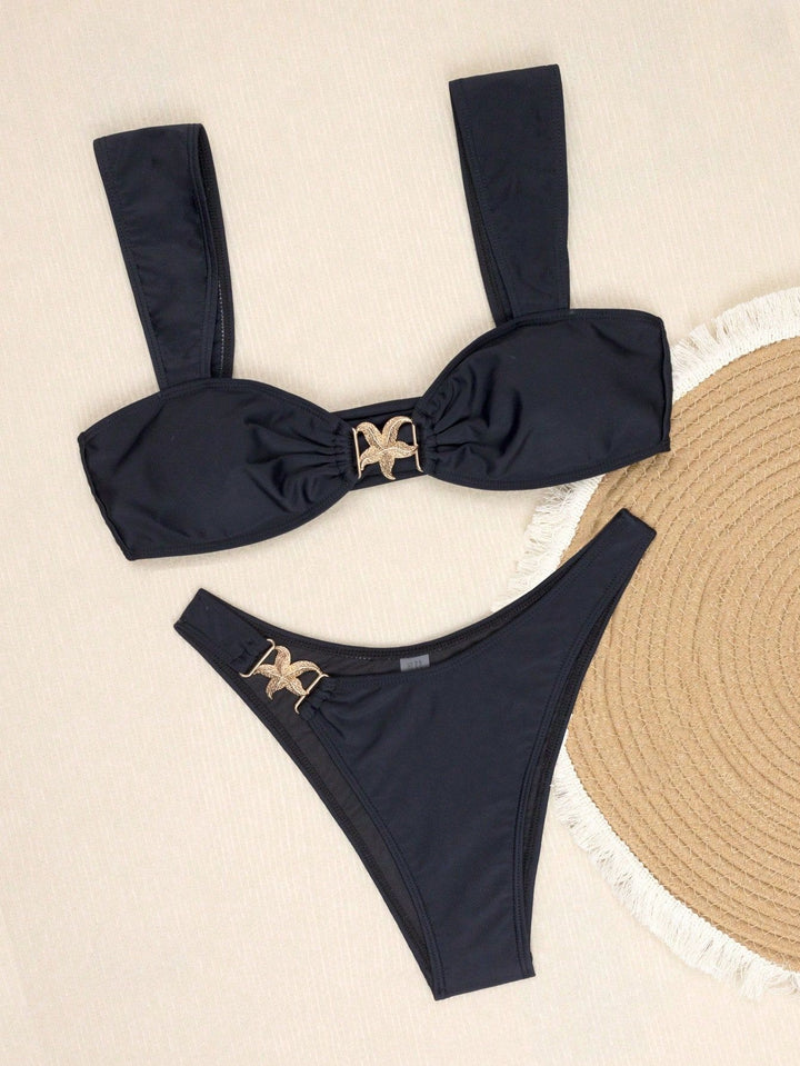 Dame Bikini-sæt med elegant design og justerbare stropper Stilla