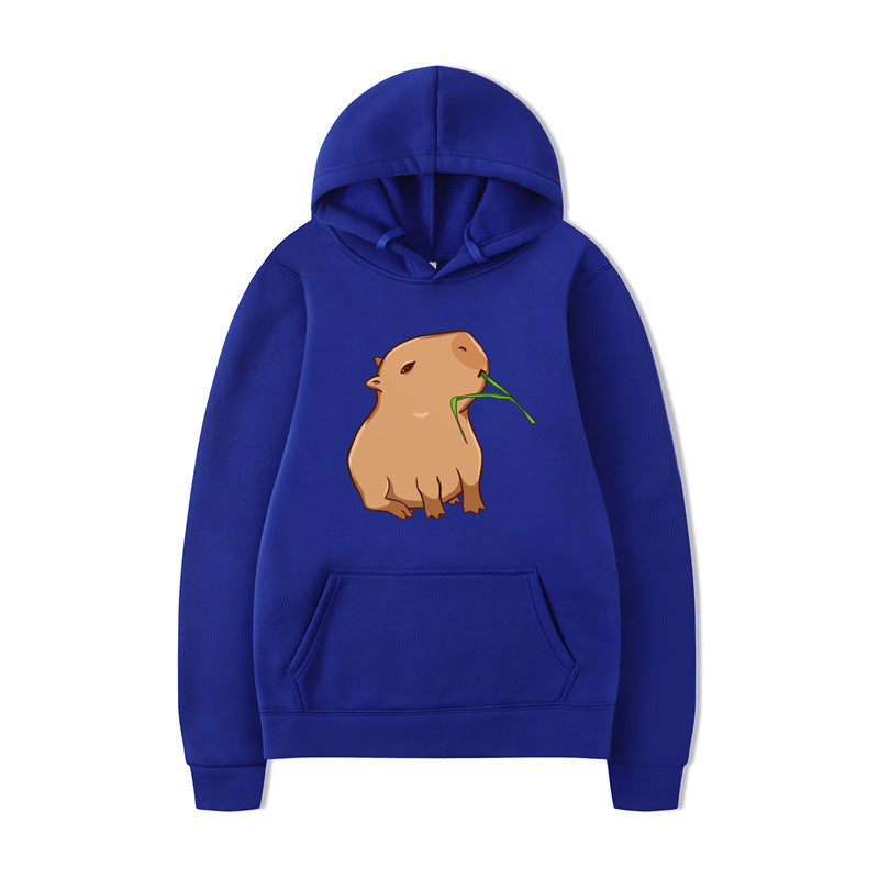 Kvinders hoodie med sjovt dyre design og behagelig pasform Skovae