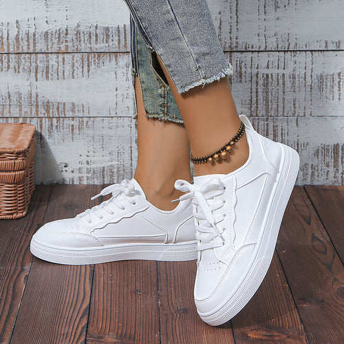 Dame Fritids Snøresko Mode Sneakers Stilla