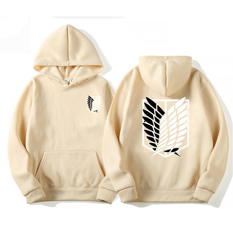 Kvinders hætte sweatshirt med klassisk anime design Skovae