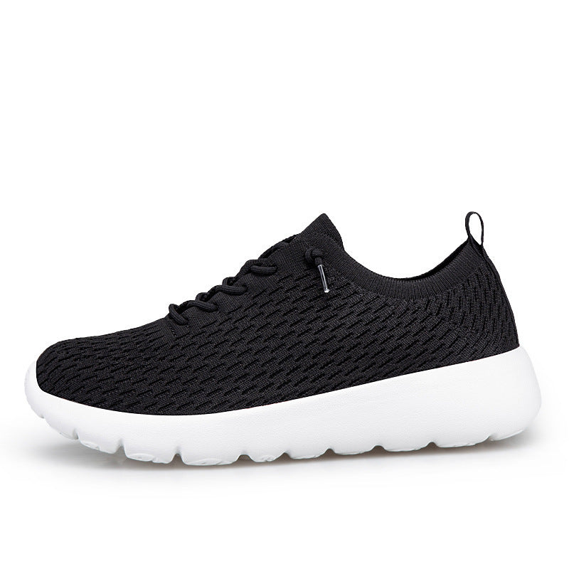 Unisex nan let vægtstrikket slip-on med konturkomfortfodseng og stødabsorberende bølgeløbssål Skovae