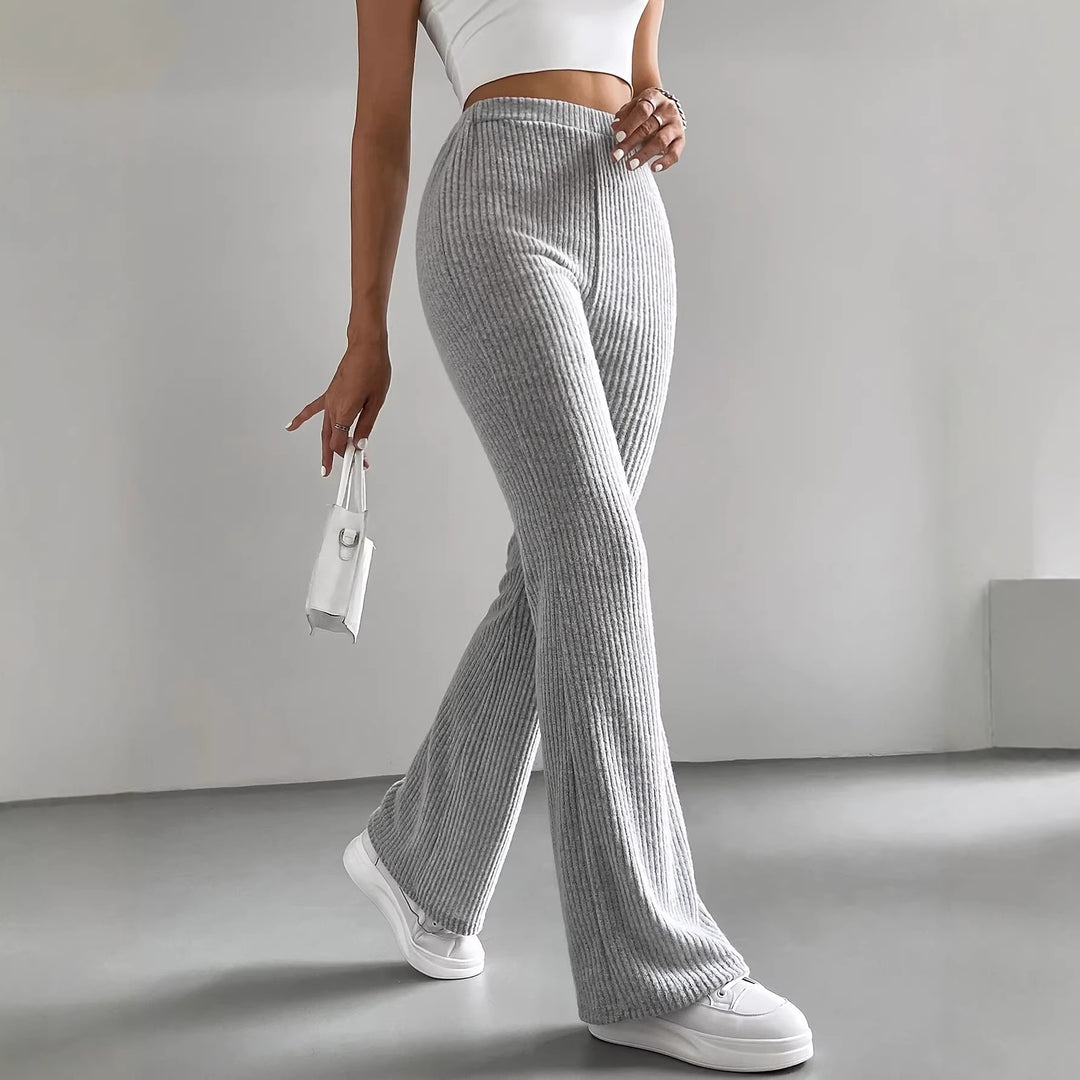 Dame Wide-Leg Ribbett-Bukser Skovae