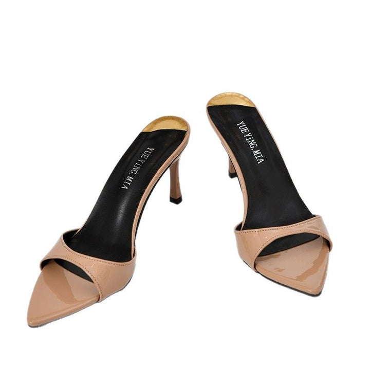 Dame stilfulde spidse Slingback-hæle med elegant rem-detalje Stilla