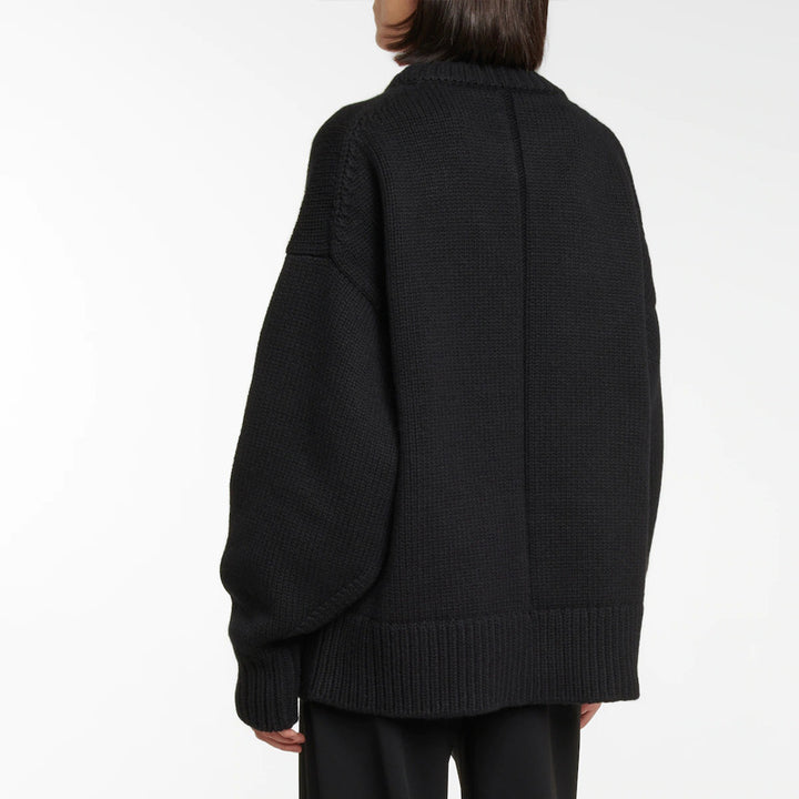 Dame Dejløs Sweater med høj krave og afslappet snit Stilla