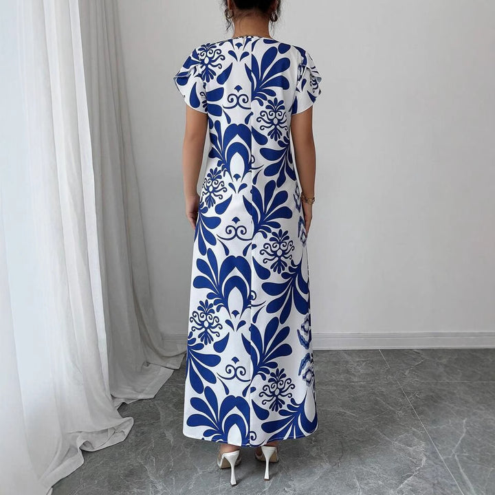 Damer elegant blomster Maxikjole Stilla