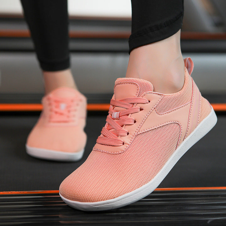Herren nan lette åndbare mesh-hverdags sneakers med polstret komfort fodseng og fleksibel gummisål Skovae