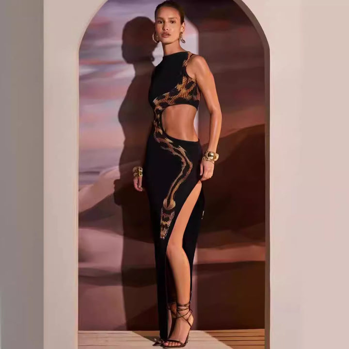Femme Cut-Out Bodycon Aftenkjole Stilla