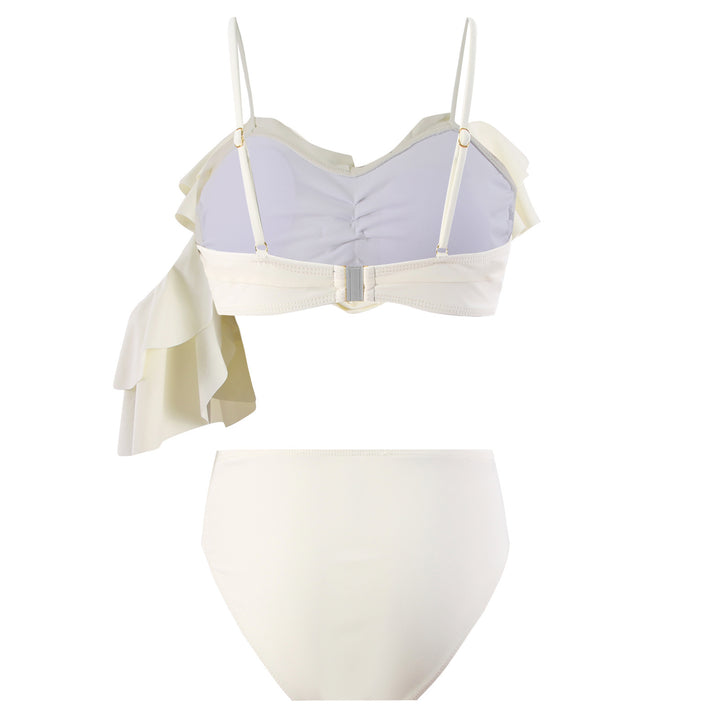 Dame Bikinisæt med elegant flæsedetalje og smart nederdel Stilla