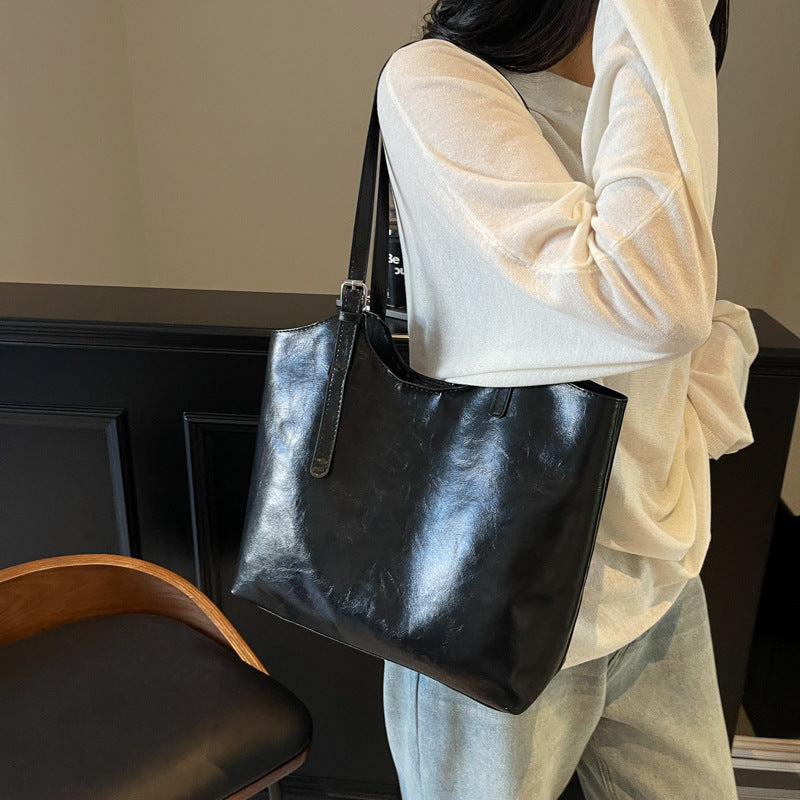 Femme Læder Tote Bag Stilla