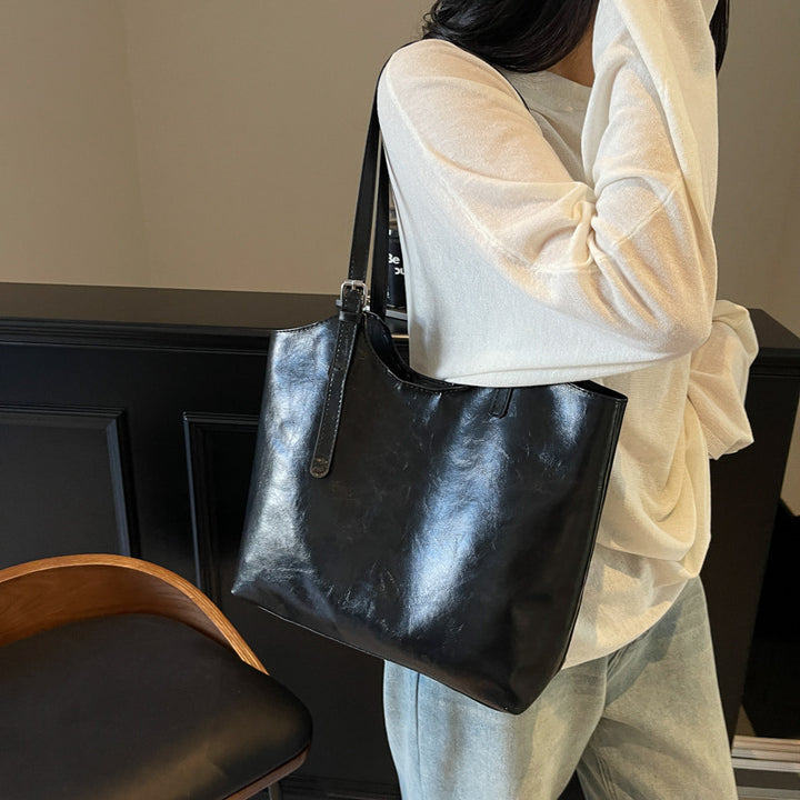 Femme Læder Tote Bag Stilla