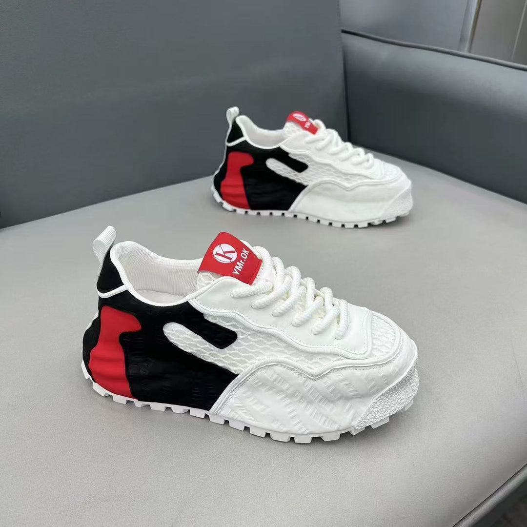 Dame Strukturerede Letvægts Sneakers Stilla